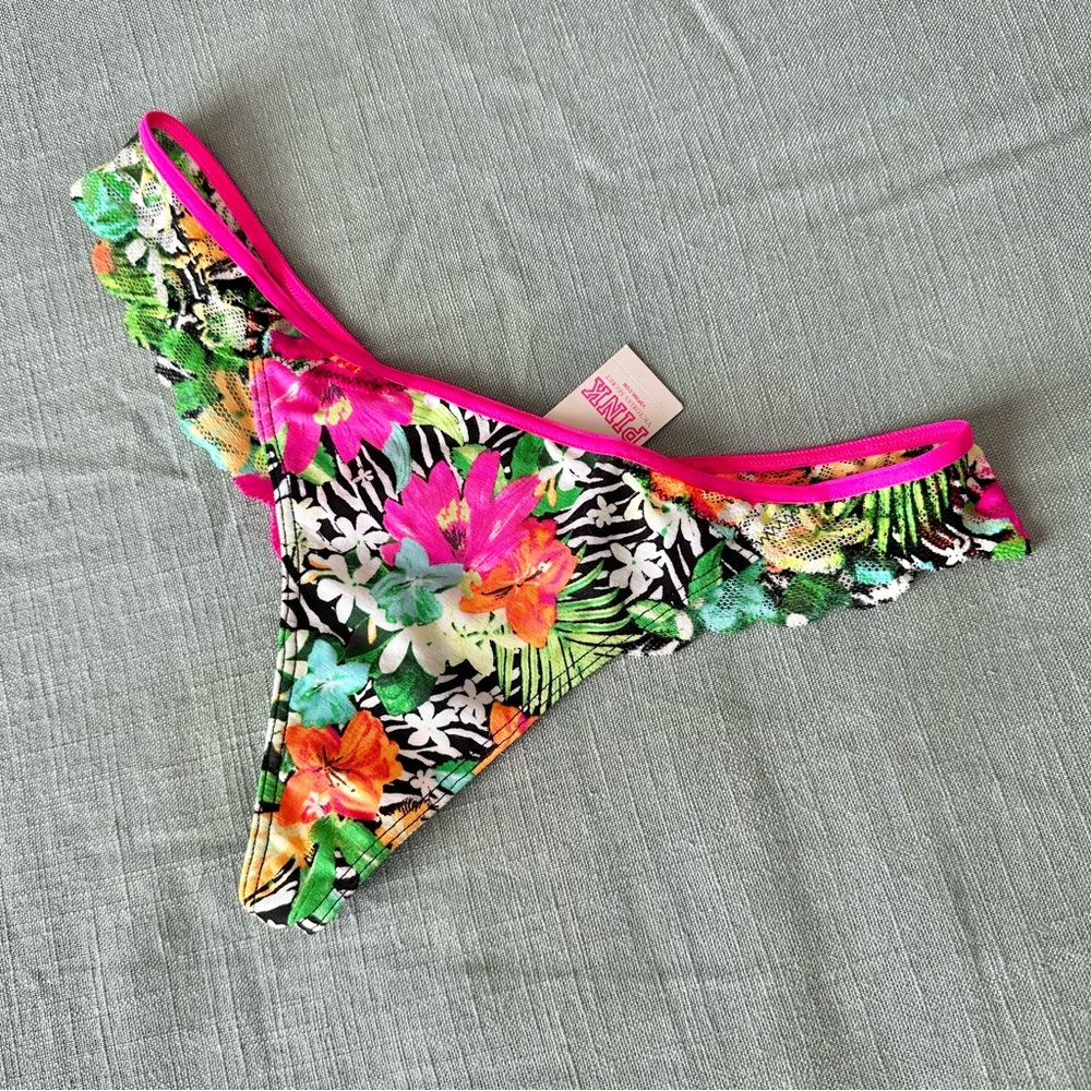 Vintage Victoria’s Secret Pink Extra Low Rise Thong Panty